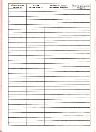 Журнал регистрации инструктажа обучающихся, воспитанников по технике безопасности на занятиях по предметам повышенной опасности (химия, физика, биология, информатика, технология, физкультура, ОБЖ).